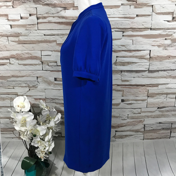 J.Crew Blue Mini Dress Sz 00 (G24) - Picture 5 of 8